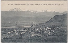Cpa,1918,fin De La Guerre,seyssins,fort Comboire,prés De Grenoble,claix,vue De La Vallée Du Drac,massif Du Taillefer - Claix