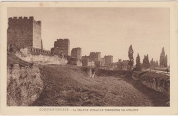 TURQUIE,TURKEY,TURKISH,TU RKIYE,EMPIRE OTTOMAN,CONSTANTINOPLE EN 1914,ISTANBUL,VUE ANCIENNE,MURAILLE - Turquie