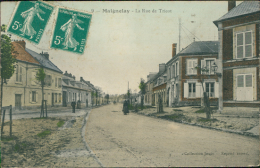 60 MAIGNELAY MONTIGNY / La Rue De Tricot /  Carte Couleur Toilée - Maignelay Montigny