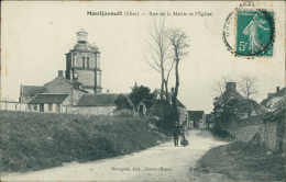 60 MONTJAVOULT / Rue De La Mairie Et église / - Montjavoult