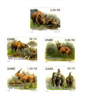 Zaire / Animals / Elephants / Rhino / Antelope - Nuevos