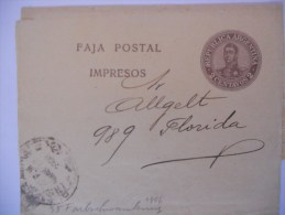 Argentine Lettre De 1906 (cachet Faible ) - Storia Postale