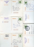 DDR P107I 5 Postkarten Arnstadt-Belzig-Berlin-Paulsdorf-Blankenburg-Dresden Weißer Hirsch 1990 - Postcards - Used