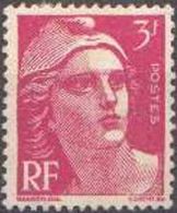 France Marianne De Gandon - N°  806 * Le 3f Lilas Rose - 1945-54 Marianna Di Gandon