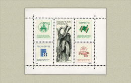 Hungary 1988. Stamp Exhibition Sheet MNH (**) Michel: Block 197A / 1.70 EUR - Neufs