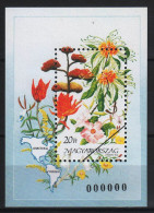 Hungary 1991. Flowers Of America SPECIMEN Sheet ! MNH (**) - Neufs