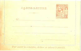 LINT4 - MONACO EP CL ALBERT Ier 10c NEUVE PATTES COLLEES ET TÂCHES - Postal Stationery