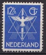 1933 Vredesgszegel 12½ Cent Ultranmarijn  Ongestempeld NVPH 256 - Unused Stamps
