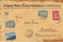 9808. Carta  STETTIN (Alemania Reich) 1923. Kostet Geld 5 Millionen Mark, Infla - Other & Unclassified