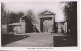 CHESHIRE - KNUTSFORD - TATTON PARK ENTRANCE RP Ch292 - Other & Unclassified