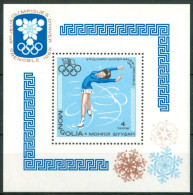 1968 Mongolia Grenoble Olimpiadi  Olympics Block MNH** Lux100 - Hiver 1968: Grenoble
