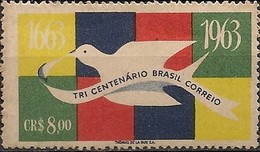 BRAZIL - 300 YEARS OF BRAZILIAN POSTAL SERVICE 1963 - MNH - Ongebruikt