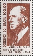 BRAZIL - VISIT TO BRAZIL OF CHARLES DE GAULLE (1890-1970), PRESIDENT OF FRANCE 1964 - MNH - Unused Stamps