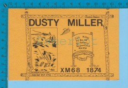 QSL Base Ou Mobile   " Dusty Miller  " St-Anthony Newfoundland  (  XM-68...., CB Radio  CPM ) Recto/verso - Autres & Non Classés
