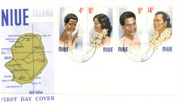 (PH 561) Niue Island FDC Cover - 1971 - Niue