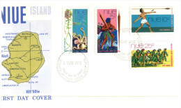 (PH 561) Niue Island FDC Cover - 1972 - Niue