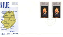 (PH 561) Niue Island FDC Cover - 1972 - Niue