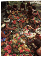 (DD 876) Tahitian Local At Feast - Repas - Tahiti