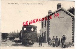 02 -  CHACRISE - LA GARE   LIGNE DE SOISSONS A OULCHY - - Chauny