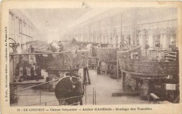 71 LE CREUSOT - Usines Schneider - Atelier D'Artillerie - Montage Des Tourelles - Le Creusot