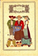 Trachten Der Alpenländer - MITTELSTEIER -Steiermark - Alter Original 10 -Farbendruck 1937 - Autres & Non Classés