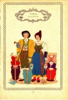 Trachten Der Alpenländer - EGGENTAL -Tirol - Alter Original 10 -Farbendruck 1937 - Autres & Non Classés