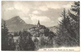 RARE ! Kirchlein Von Masein Mit Piz Beverin Bei THUSIS 1913 - Bever