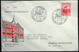 Denmark 1955 LSpecial Cancel Cover Postkontoret 1655-1955 3-9-1955 HORSENS ( Lot 3384 ) - Covers & Documents