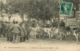 Sainte Maure (37) Marché Aux Veaux Et A La Volaille - Autres & Non Classés