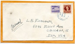 Cuba 1951 Cover Mailed To USA - Covers & Documents