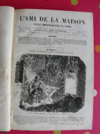 Reliure L'ami De La Maison. 2ème Semestre 1857. N° 26 à 52. Très Nombreuses Gravures. 436 Pages. - Newspapers - Before 1800