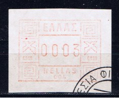 GR+ Griechenland 1984 Mi 1 Automatenmarke ATM Ziffer 0003 Dr - Vignette [ATM]