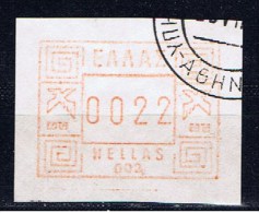 GR+ Griechenland 1984 Mi 1 Automatenmarke ATM Ziffer 0022 Dr - Machine Labels [ATM]