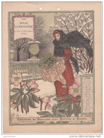 CALENDRIER BELLE JARDINIERE 1898 / DECEMBRE - FORMAT 18X24 - Formato Grande : ...-1900