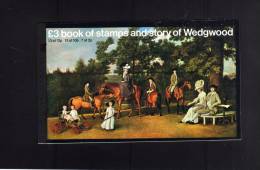 GREAT BRITAIN GRAN BRETAGNA 1980 £. 3 THE STORY OF WEDGWOOD PRESTIGE BOOKLET LIBRETTO MNH - Carnets