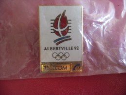 PIN´S FRANCE TELECOM J.O Albertville 1992 Jeux Olympiques D'Hiver - France Telecom