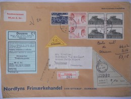 Danemark Llettre Recommande De Otterup 1969 Pour Orange - Briefe U. Dokumente