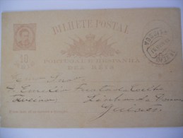 Portugal Carte De Lisboa 1891 - Brieven En Documenten