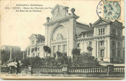 DEP 06 NICE LA GARE DU CHEMIN DE FER DU SUD DE LA FRANCE - Schienenverkehr - Bahnhof