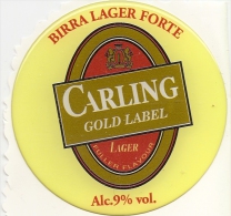 P-BIRRA CARLING-GOLD LABEL-ADESIVO DA SPILLATRICE - Insegne