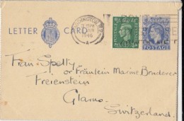 KING GEORGE 6TH, PC STATIONERY, ENTIER POSTAL, 1946, UK - Entiers Postaux