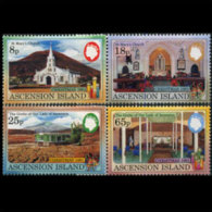 ASCENSION 1991 - Scott# 512-5 Christmas-Churches Set Of 4 MNH (XA990) - Ascension