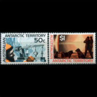 AUST.ANTARCTIC TERR. 1966 - Scott# L17-8 Science 50c-$1 LH (XB792) - Nuovi