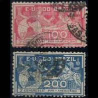 BRAZIL 1905 - Scott# 172-3 Pan-American Congress Set Of 2 Used (XA325) - Gebruikt