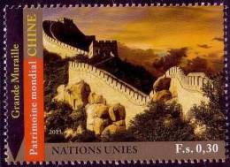 Genève 6 Timbres Tirés Du Carnet Booklet Patrimoine Mondial Chine China - Nuevos