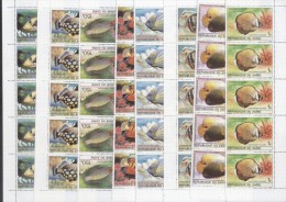 Zaire 1980 Fishes X 5 Mi.664-71 MNH DC.011 - Unused Stamps