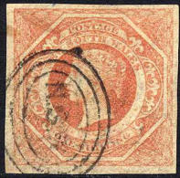 New South Wales #31 (SG #101) XF Used 1sh Pale Red Brown Victoria From 1854 - Usados