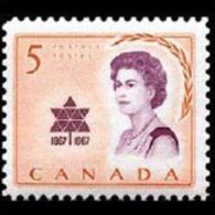 CANADA 1967 - Scott# 471 Royal Visit Set Of 1 LH (XB508) - Unused Stamps