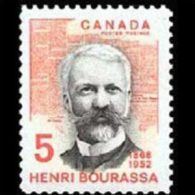 CANADA 1968 - Scott# 485 Jounalist H.Bourassa Set Of 1 LH (XB550) - Unused Stamps