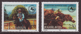 Yugoslavia 1996 Horse Racing, Fauna, Horses, Set MNH - Nuovi